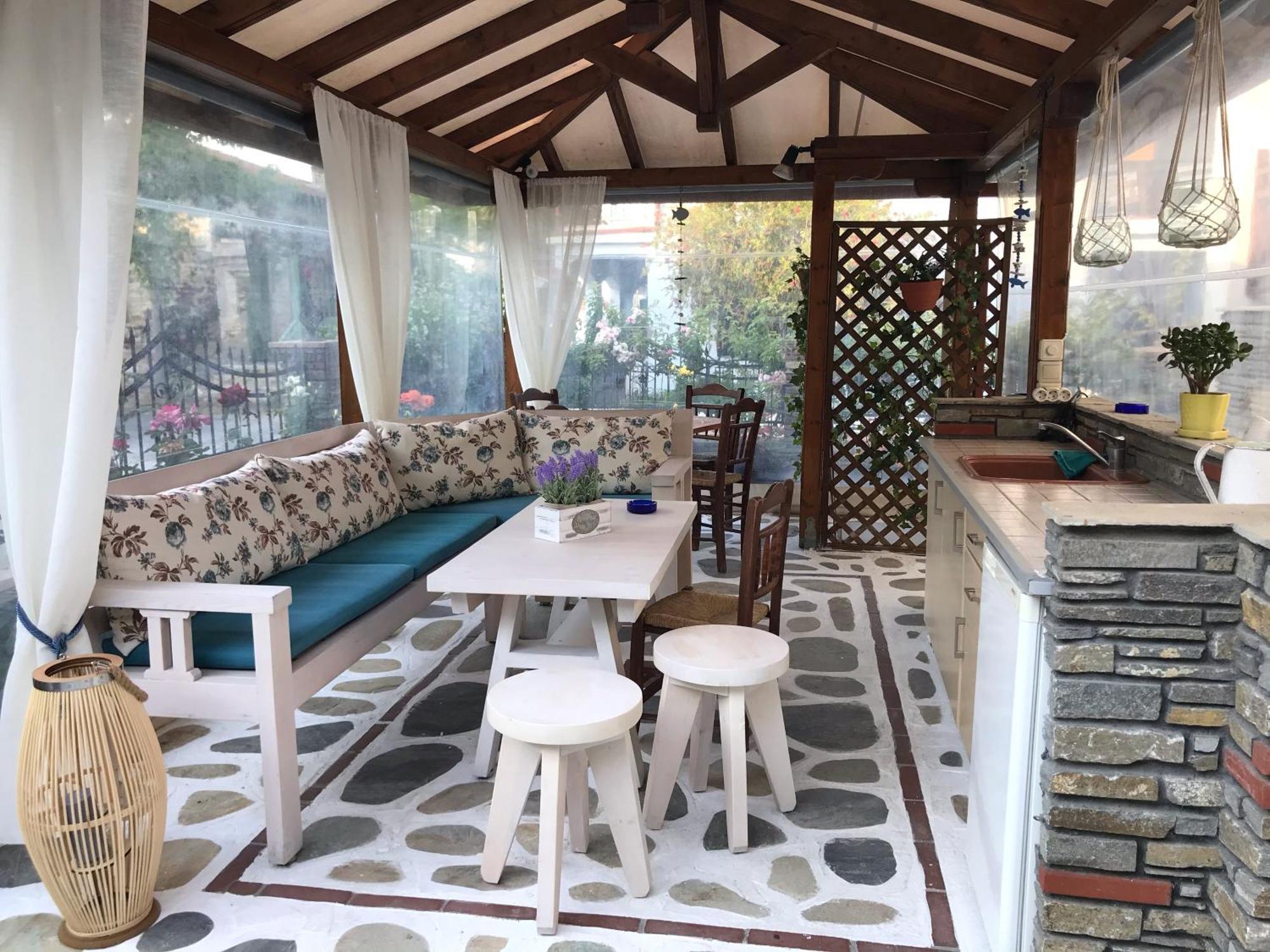 Niriides Hotel Ammouliana Buitenkant foto